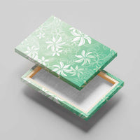 Tiare Tahiti Canvas Wall Art Matcha Polynesia Motifs - Polynesian Pride