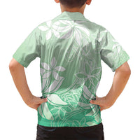 Tiare Tahiti Family Matching Tank Maxi Dress and Hawaiian Shirt Matcha Polynesia Motifs - Polynesian Pride