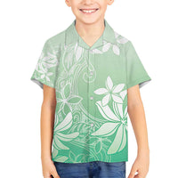 Tiare Tahiti Family Matching Tank Maxi Dress and Hawaiian Shirt Matcha Polynesia Motifs - Polynesian Pride