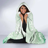 Tiare Tahiti Hooded Blanket Matcha Polynesia Motifs - Polynesian Pride
