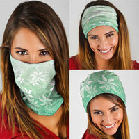 Tiare Tahiti Neck Gaiter Matcha Polynesia Motifs - Polynesian Pride
