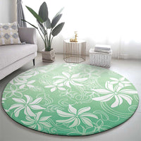 Tiare Tahiti Round Carpet Matcha Polynesia Motifs - Polynesian Pride