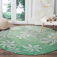 Tiare Tahiti Round Carpet Matcha Polynesia Motifs - Polynesian Pride