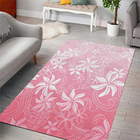 Tiare Tahiti Area Rug Pink Polynesia Motifs - Polynesian Pride