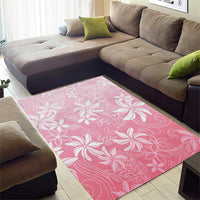 Tiare Tahiti Area Rug Pink Polynesia Motifs - Polynesian Pride