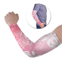 Tiare Tahiti Arm Sleeves Pink Polynesia Motifs - Polynesian Pride