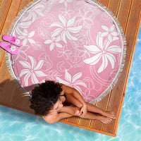 Tiare Tahiti Beach Blanket Pink Polynesia Motifs - Polynesian Pride