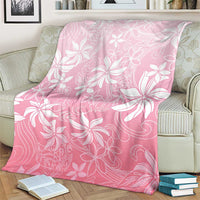 Tiare Tahiti Blanket Pink Polynesia Motifs - Polynesian Pride