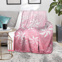 Tiare Tahiti Blanket Pink Polynesia Motifs - Polynesian Pride