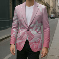 Tiare Tahiti Blazer Pink Polynesia Motifs - Polynesian Pride