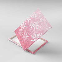 Tiare Tahiti Canvas Wall Art Pink Polynesia Motifs - Polynesian Pride