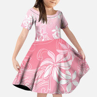 Tiare Tahiti Family Matching Puletasi and Hawaiian Shirt Pink Polynesia Motifs - Polynesian Pride