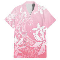 Tiare Tahiti Family Matching Puletasi and Hawaiian Shirt Pink Polynesia Motifs - Polynesian Pride