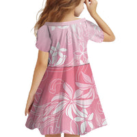 Tiare Tahiti Family Matching Summer Maxi Dress and Hawaiian Shirt Pink Polynesia Motifs - Polynesian Pride