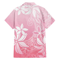 Tiare Tahiti Family Matching Summer Maxi Dress and Hawaiian Shirt Pink Polynesia Motifs - Polynesian Pride