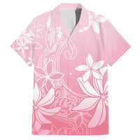 Tiare Tahiti Hawaiian Shirt Pink Polynesia Motifs - Polynesian Pride