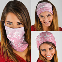 Tiare Tahiti Neck Gaiter Pink Polynesia Motifs - Polynesian Pride