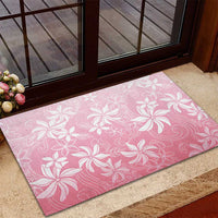 Tiare Tahiti Rubber Doormat Pink Polynesia Motifs - Polynesian Pride