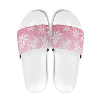 Tiare Tahiti Slide Sandals Pink Polynesia Motifs - Polynesian Pride