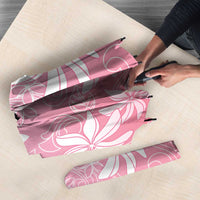 Tiare Tahiti Umbrella Pink Polynesia Motifs - Polynesian Pride