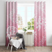 Tiare Tahiti Window Curtain Pink Polynesia Motifs - Polynesian Pride