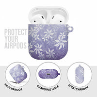 Tiare Tahiti AirPods Case Purple Polynesia Motifs - Polynesian Pride