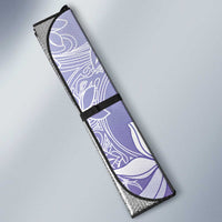 Tiare Tahiti Auto Sun Shade Purple Polynesia Motifs - Polynesian Pride