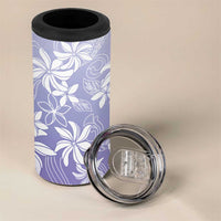 Tiare Tahiti 4 in 1 Can Cooler Tumbler Purple Polynesia Motifs - Polynesian Pride
