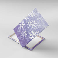 Tiare Tahiti Canvas Wall Art Purple Polynesia Motifs - Polynesian Pride