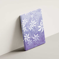 Tiare Tahiti Canvas Wall Art Purple Polynesia Motifs - Polynesian Pride