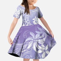 Tiare Tahiti Family Matching Puletasi and Hawaiian Shirt Purple Polynesia Motifs - Polynesian Pride