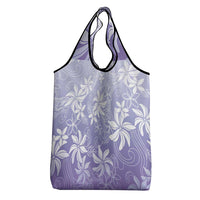 Tiare Tahiti Grocery Bag Purple Polynesia Motifs - Polynesian Pride