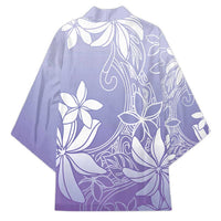 Tiare Tahiti Kimono Purple Polynesia Motifs - Polynesian Pride