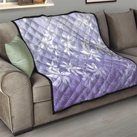 Tiare Tahiti Quilt Purple Polynesia Motifs - Polynesian Pride