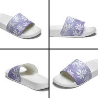 Tiare Tahiti Slide Sandals Purple Polynesia Motifs - Polynesian Pride