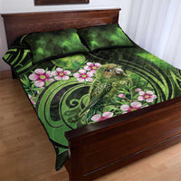 New Zealand Aotearoa Kakapo Quilt Bed Set Maori Pattern With Manuka Galaxy Style - Polynesian Pride