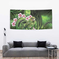 New Zealand Aotearoa Kakapo Tapestry Maori Pattern With Manuka Galaxy Style - Polynesian Pride