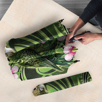 New Zealand Aotearoa Kakapo Umbrella Maori Pattern With Manuka Galaxy Style LT05 - Polynesian Pride