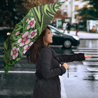 New Zealand Aotearoa Kakapo Umbrella Maori Pattern With Manuka Galaxy Style LT05 - Polynesian Pride