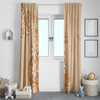 New Zealand Auckland Folk Festival Window Curtain Vintage Style LT05 - Polynesian Pride