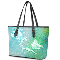 Couple Sea Turtle One Love One Heart Leather Tote Bag LT05 - Polynesian Pride
