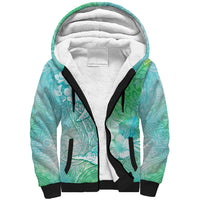 Couple Sea Turtle One Love One Heart Sherpa Hoodie LT05 Unisex Aqua - Polynesian Pride