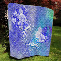 Couple Blue Sea Turtle Heart Love Quilt LT05 - Polynesian Pride