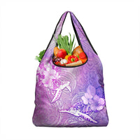 Couple Sea Turtle Love Give Us A Fairytale Grocery Bag