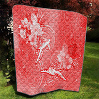 Polynesia Sea Turtle Couple Quilt Happy Valentine Day Red LT05 - Polynesian Pride