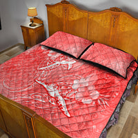 Polynesia Sea Turtle Couple Quilt Bed Set Happy Valentine Day Red LT05 - Polynesian Pride