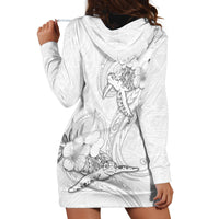Polynesia Sea Turtle Couple Hoodie Dress Happy Valentine Day White LT05 - Polynesian Pride