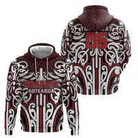 Custom Aotearoa Ngapuhi Hoodie Maori Tribal Pattern Mix Poutama LT05 - Polynesian Pride
