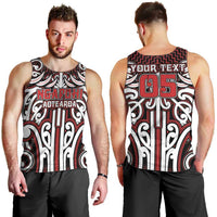 Custom Aotearoa Ngapuhi Men Tank Top Maori Tribal Pattern Mix Poutama LT05 - Polynesian Pride