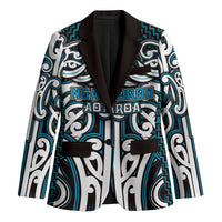 Custom Aotearoa Ngati Porou Blazer Maori Tribal Pattern Mix Poutama